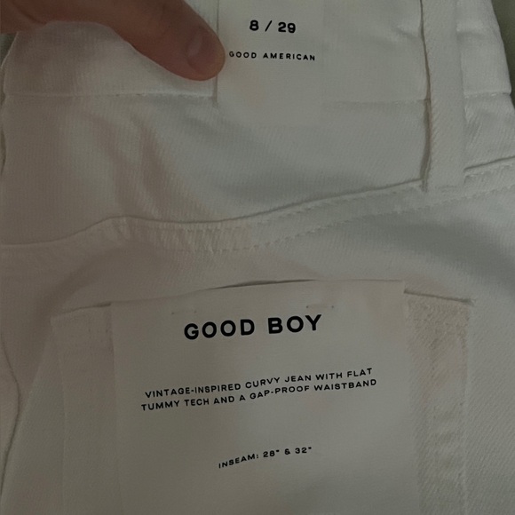 Good American Good Boy Ankle Wrap Jeans - Picture 14 of 14